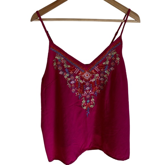 Shein Curve Embroidered Cami Top Sleeveless Casual Summer 2XL‎ - Picture 1 of 6